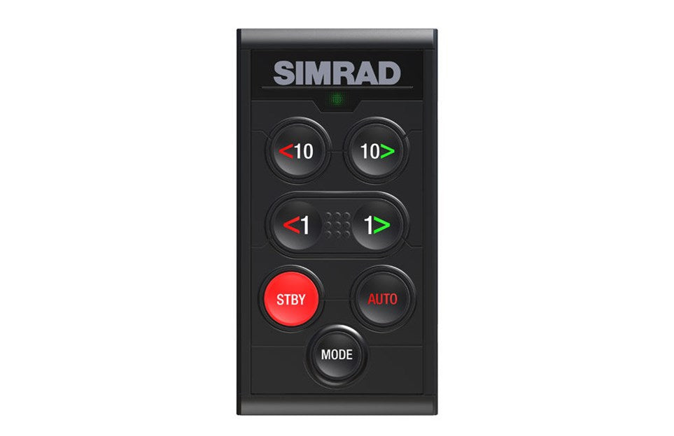 Suncoast Marine and Auto offers Simrad OP12 Autopilot Controller [000-13287-001] The OP12 is a wired remote for autopilot, with a simple pushbutton interface, easy to use in rough conditions, and can be paired with IS42 display