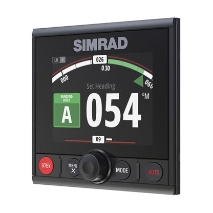 Suncoast Marine and Auto offers Simrad AP44 Autopilot Controller [000-13289-001] The AP44 Autopilot Controller combines a full colour display with intuitive controls and modern glass helm styling. Free your hands from the wheel.