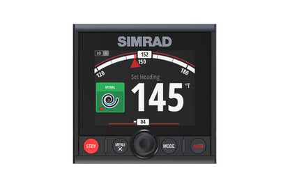Suncoast Marine and Auto offers Simrad AP44 Autopilot Controller [000-13289-001] The AP44 Autopilot Controller combines a full colour display with intuitive controls and modern glass helm styling. Free your hands from the wheel.