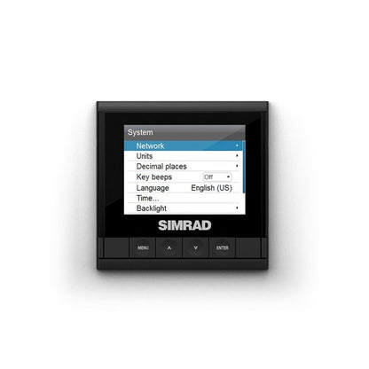 Suncoast Marine and Auto offers Simrad IS35 Digital Display [000-13334-001] The IS35 has a bright 3.5-inch display, auto-configures data, monitors up to two engines, and has pre-set pages for engine, fuel, cruising, steering, and depth