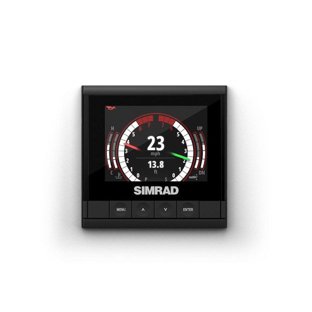 Suncoast Marine and Auto offers Simrad IS35 Digital Display [000-13334-001] The IS35 has a bright 3.5-inch display, auto-configures data, monitors up to two engines, and has pre-set pages for engine, fuel, cruising, steering, and depth