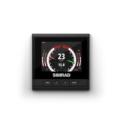 Suncoast Marine and Auto offers Simrad IS35 Digital Display [000-13334-001] The IS35 has a bright 3.5-inch display, auto-configures data, monitors up to two engines, and has pre-set pages for engine, fuel, cruising, steering, and depth