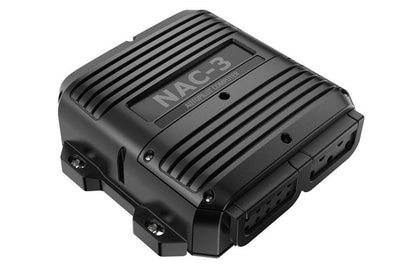 Suncoast Marine and Auto offers Simrad NAC-3 Autopilot Core Pack - NAC-3, Precision-9, RF25N & N2k Starter Kit [000-13336-001] This pack includes all of the core components you need to upgrade your boat with a Continuum autopilot