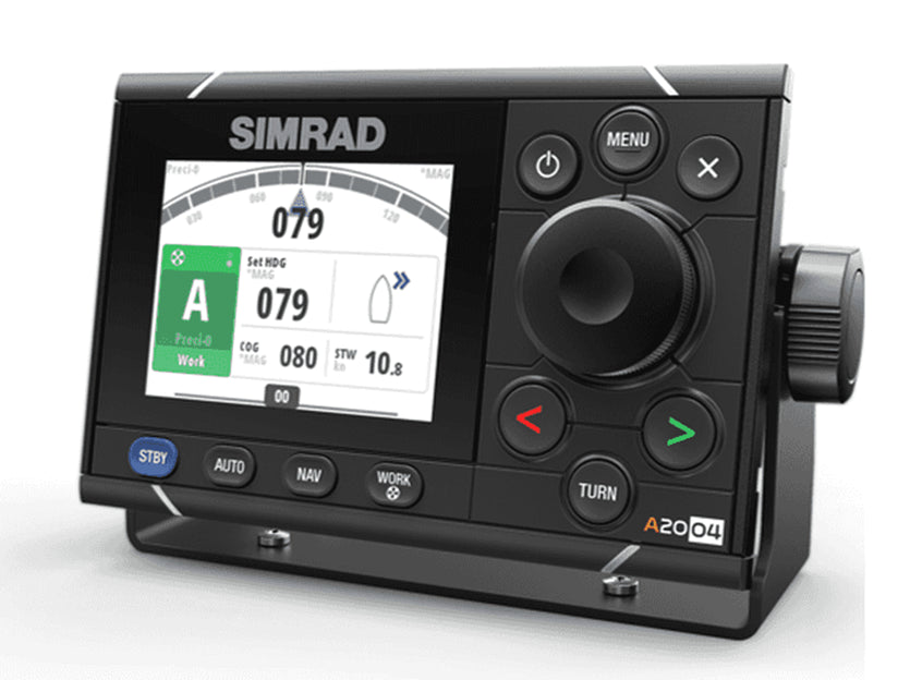 Suncoast Marine and Auto offers Simrad A2004 Autopilot Pack - No Compass [000-13899-001] A2004 Autopilot pack with A2004 controller, AC70 Autopilot computer and RF300 rudder feedback.