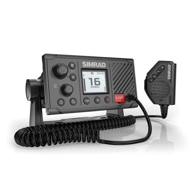 Suncoast Marine and Auto offers Simrad RS20S VHF Radio w/GPS [000-14491-001] The RS20S is a Class D DSC approved VHF radio with integrated GPS, high-visibility display, dedicated emergency channel, and supports international channels.