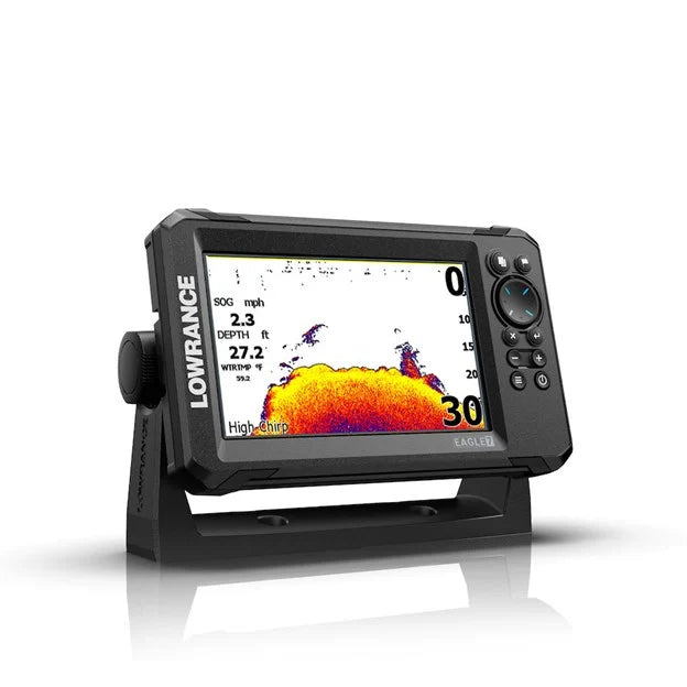 Suncoast Marine and Auto offers Lowrance Eagle 7 w/SplitShot T/M Transducer Inland Charts [000-16114-001]