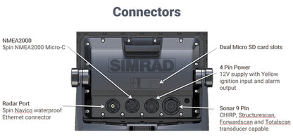Suncoast Marine and Auto offers Simrad GO9 XSE 9" Combo with Transom Mount Transducer 83/200 kHz and HALO20 Package (000-16294-001)