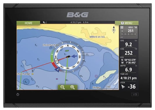Suncoast Marine and Auto offers BG Vulcan 9 FS 9" Chartplotter Combo - No Transducer Includes C-MAP Discover Chart (000-13214-009) front view