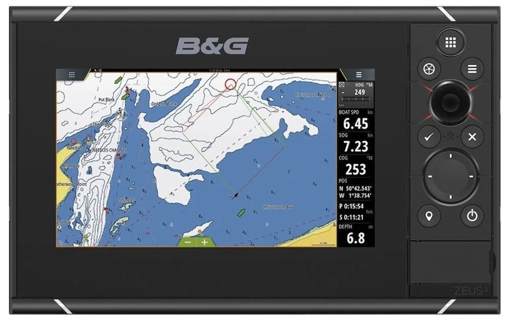 Suncoast Marine and Auto offers BG Zeus3 7 inch Multifunction Display with Insight Charts (000-13241-001)