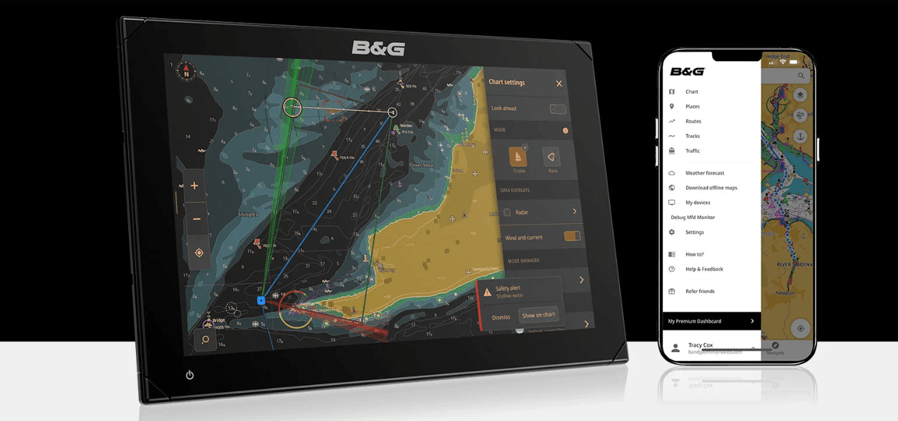 Suncoast Marine and Auto offers BG Zeus® S 9-inch Chartplotter / Fishfinder (No Transducer) (000-15220-001) BG app view