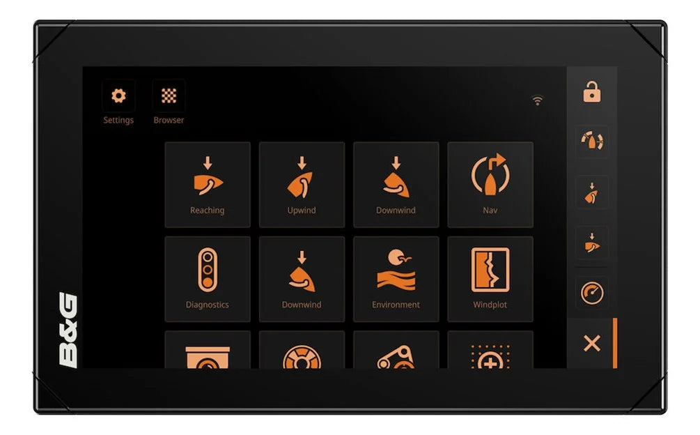 Suncoast Marine and Auto offers BG Nemesis 9-inch Sailing Display (000-15611-001) settings view