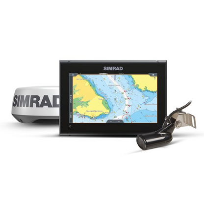 Suncoast Marine and Auto offers Simrad GO9 XSE 9" Combo with Transom Mount Transducer 83/200 kHz and HALO20 Package (000-16294-001)