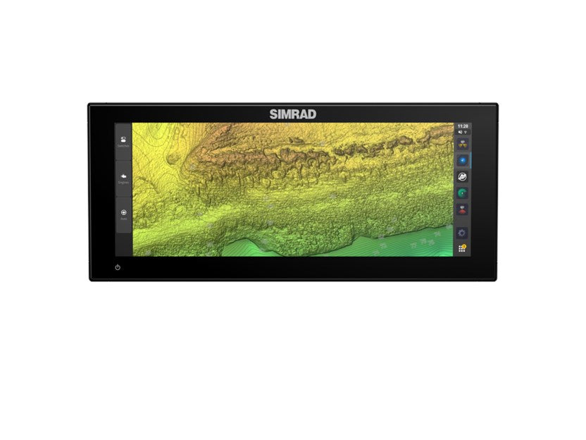 Suncoast Marine and Auto offers Simrad NSX 3012UW - No Transducer [000-16299-001] fully-featured ultrawide marine display with a new aspect ratio, simplified interface, fast auto-routing, and superior engine control.