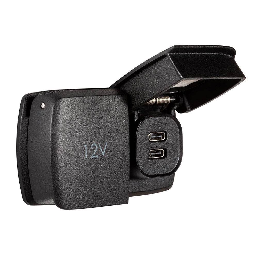 Suncoast Marine and Auto offers Scanstrut Flip Pro Multi - Dual USB-C 12V Power Socket (SC-MULTI-F1)