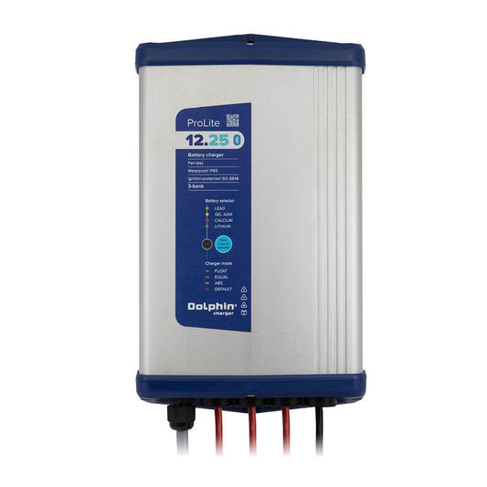 Dolphin Charger PROLITE Series Dolphin Battery Charger - 12V, 25A, 110/220VAC - 3 Outputs [99225] - Suncoast Marine & Auto Supply 