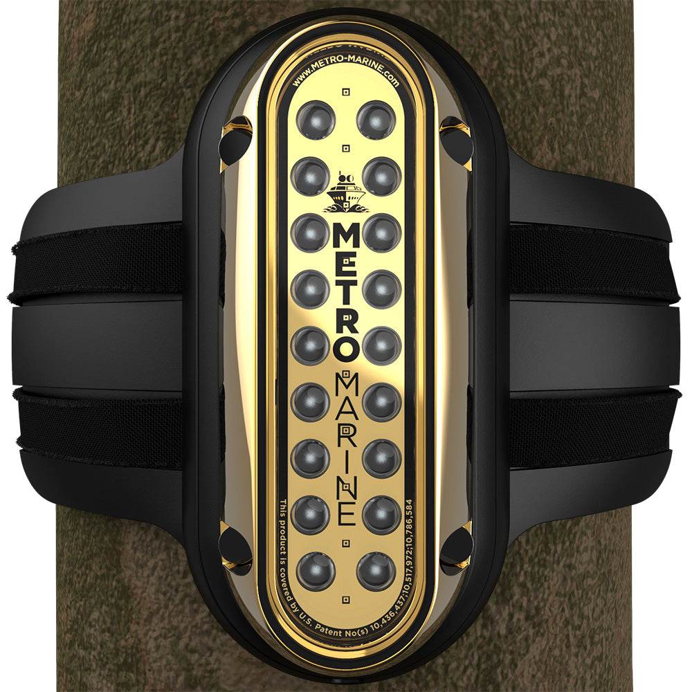 Suncoast Marine and Auto offers Metro Marine High-Output Vertical Piling Mount Light w/Intelligent Monochromatic LEDs - Blue, 90 Beam [F-PME1-V-B3-90]
