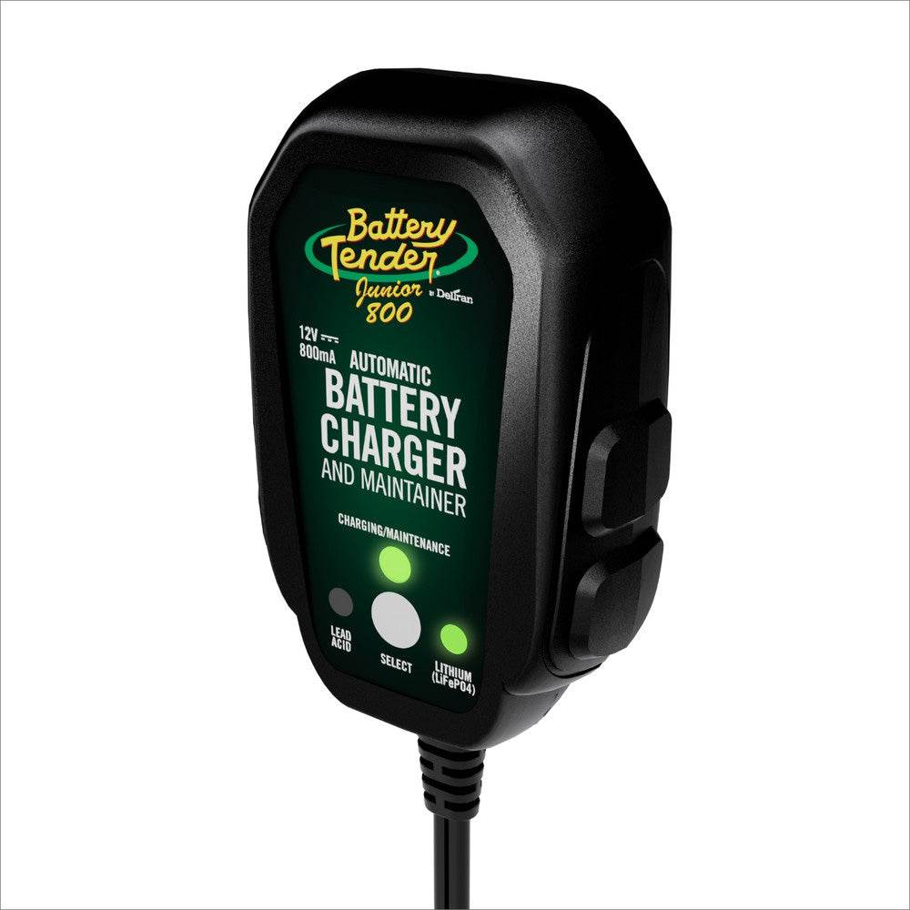Battery Tender 12V, 800mA Lead Acid/Lithium Selectable Battery Charger [022-0199-DL-WH] - Suncoast Marine & Auto Supply 