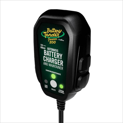 Battery Tender 12V, 800mA Lead Acid/Lithium Selectable Battery Charger [022-0199-DL-WH] - Suncoast Marine & Auto Supply 