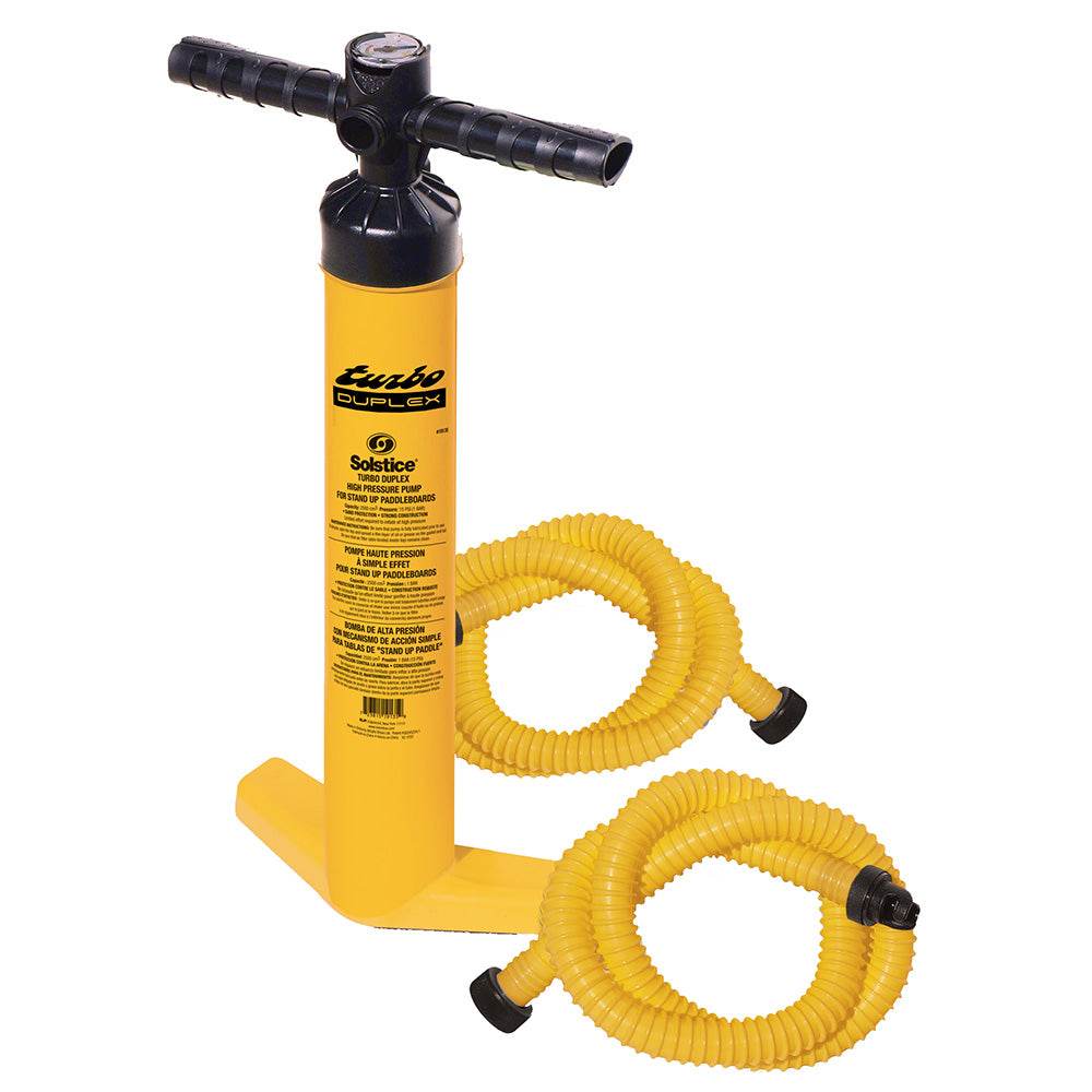 Solstice Watersports Turbo Duplex High Pressure Pump w/Gauge 2 Hoses [19135] - Suncoast Marine & Auto Supply 