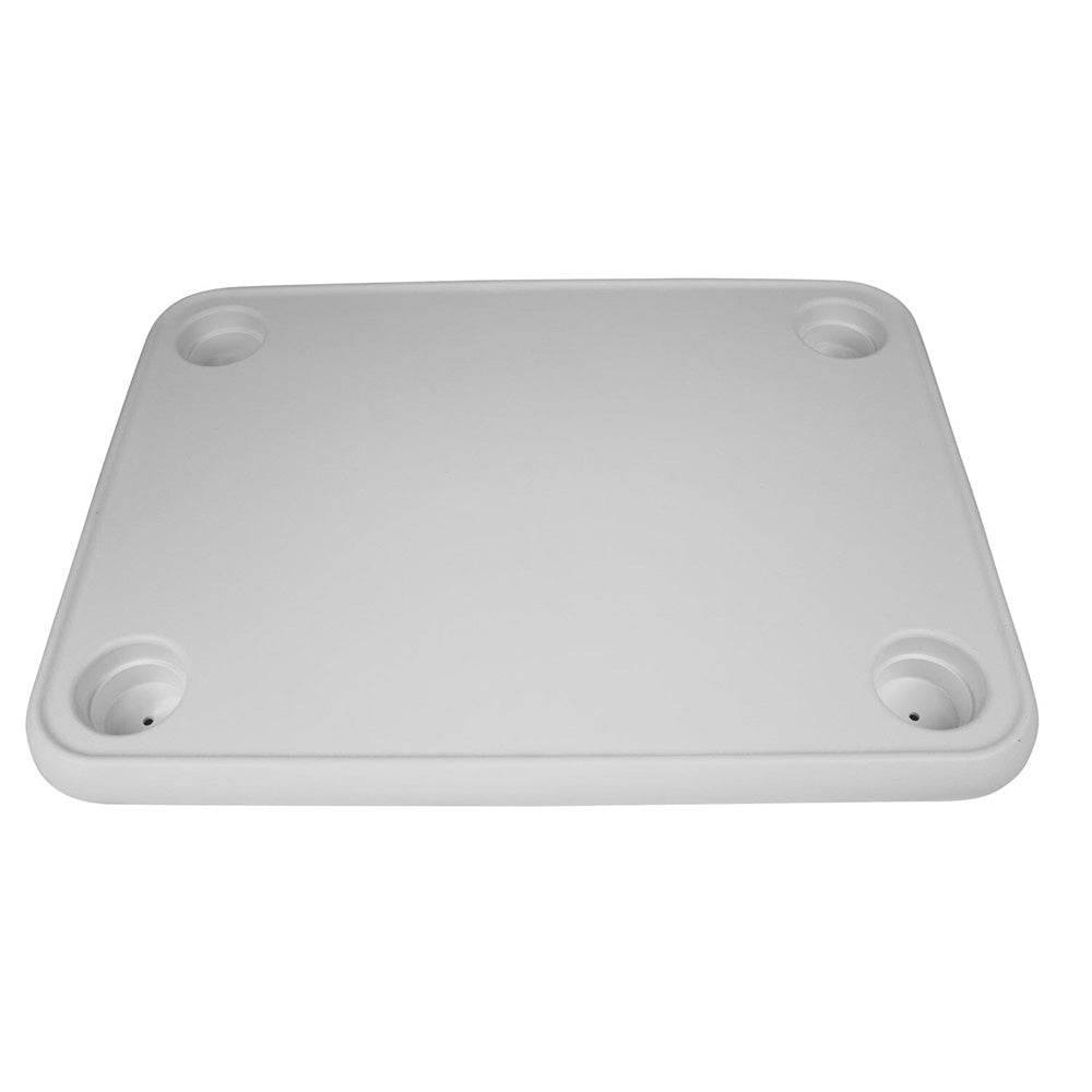 Suncoast Marine Supply offers Wise Stowable Rectangular Pontoon Table (White)