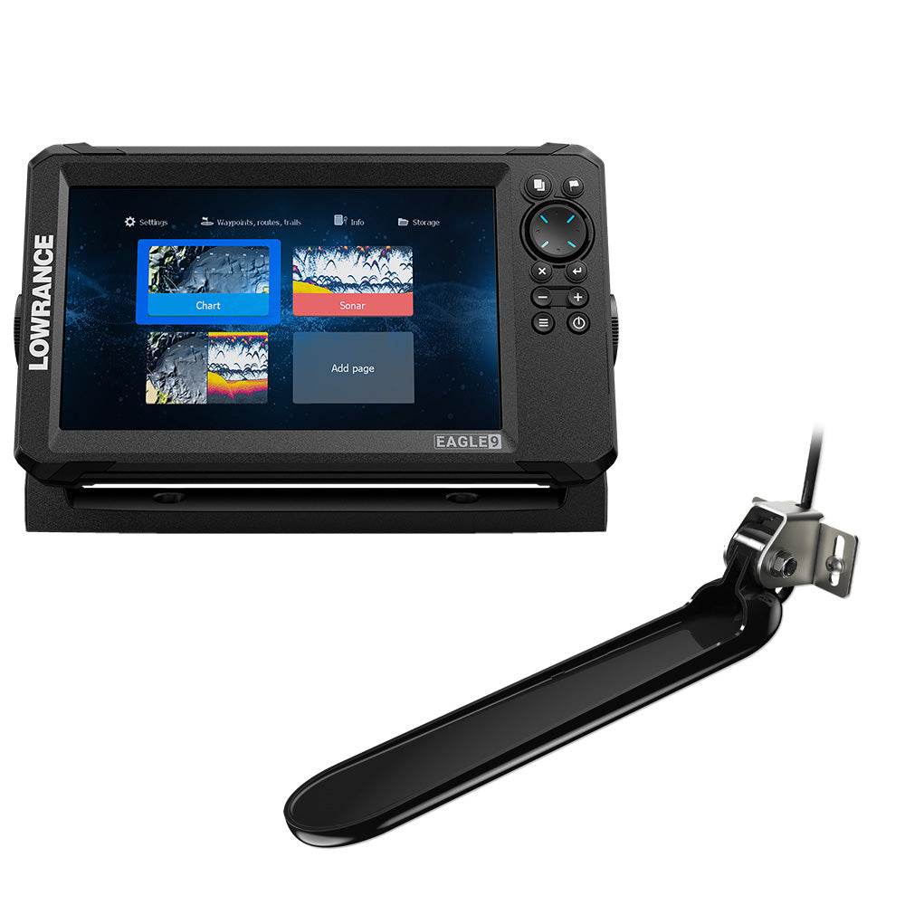 Suncoast Marine Supply offers Lowrance 9" Eagle 9 w/ TripleShot Transducer & OnBoard Charts