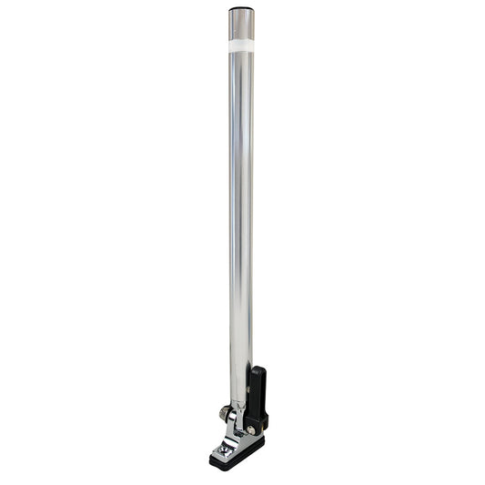 Suncoast Marine and Auto offers Perko 14" Folding Mount Pole Light - White All Round Light w/Quick Adjust Mount [1672DP0ALU]