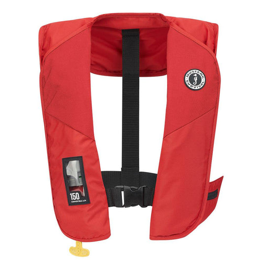 Mustang MIT 150 Convertible Inflatable PFD - Red [MD2020-4-0-202] - Suncoast Marine & Auto Supply 
