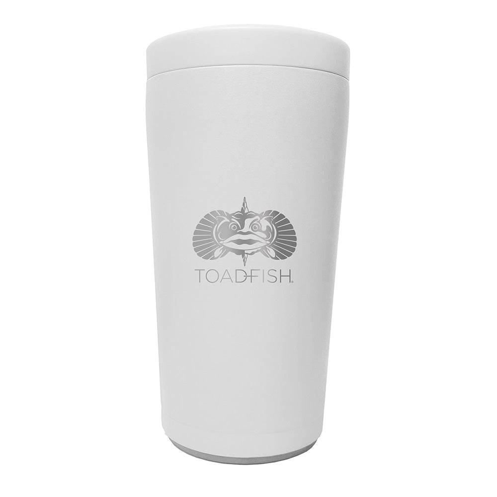 Toadfish Non-Tipping Can Cooler 2.0 - Universal Design - White [5005] - Suncoast Marine & Auto Supply 