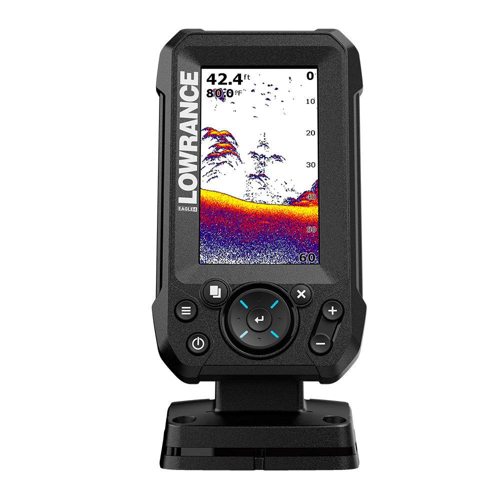 Suncoast Marine Supply offers Lowrance Eagle 4x Sonar Fish Finder with Bullet Skimmer Transducer