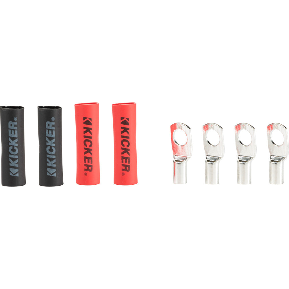 Suncoast Marine and Auto offers KICKER RT8 Nickel Plated 8AWG 5/16" Ring Terminal - 4-Pack [47RT8]