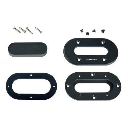 Scanstrut Black Anodized Aluminum Low-Profile Multi Cable Seal f/Cables Up to 15mm [DS-LP-MULTI-BLK] - Suncoast Marine & Auto Supply 