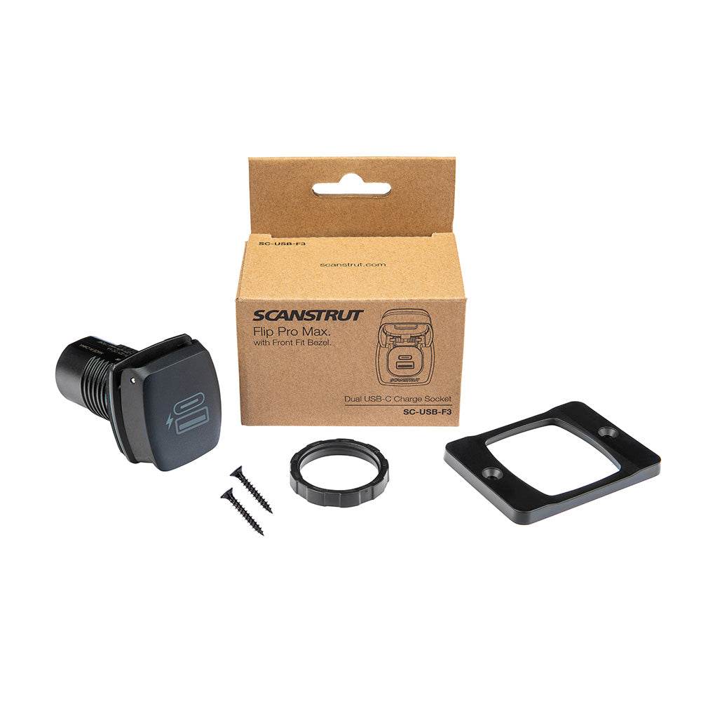 Suncoast Marine and Auto offers Scanstrut Flip Pro Plus Fast Charge USB-A USB-C Socket [SC-USB-F4]