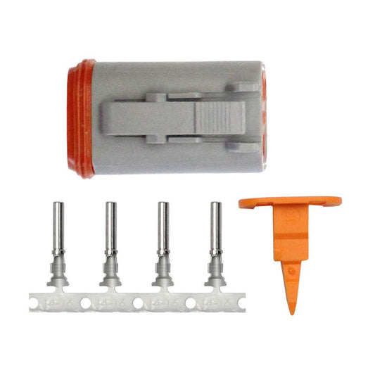 Pacer DT Deutsch Plug Repair Kit - 14-18 AWG (4 Position) [TDT06F-4RS] - Suncoast Marine & Auto Supply 