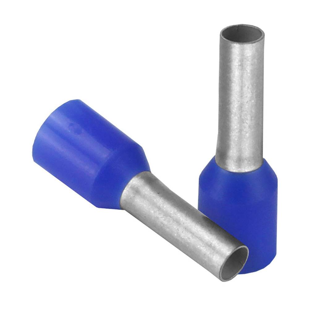 Pacer Blue 14 AWG Wire Ferrule - 8mm Length - 25 Pack [TFRL14-8MM-25] - Suncoast Marine & Auto Supply 