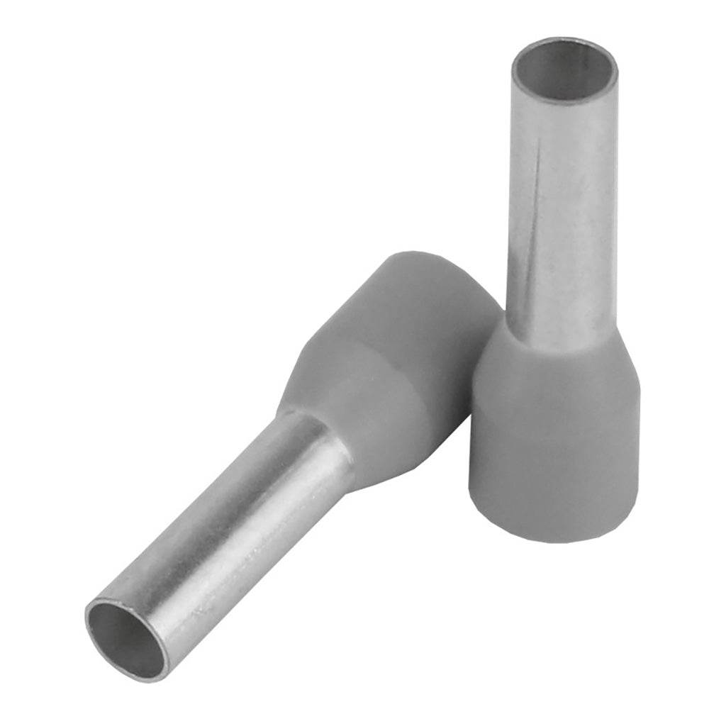 Pacer Grey 12 AWG Wire Ferrule - 10mm Length - 25 Pack [TFRL12-10MM-25] - Suncoast Marine & Auto Supply 