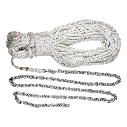 Lewmar Anchor Rode 20 5/16 G4 Chain w/300 5/8 Rope w/Shackle [HM20H300PX] - Suncoast Marine & Auto Supply 