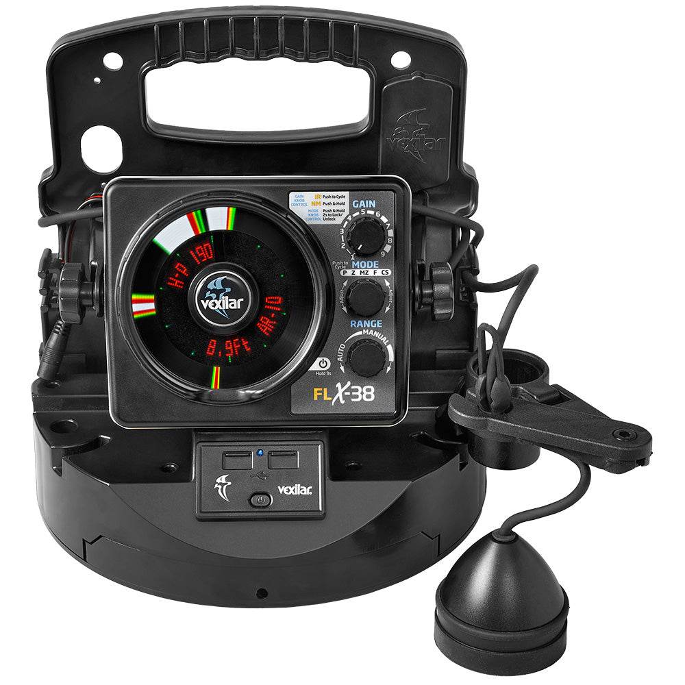 Suncoast Marine and Auto offers Vexilar FLX-38 BB Pro Pack Elite w/Broad Band Ice Ducer Vexilar Lithium Battery [PPEL38BB]