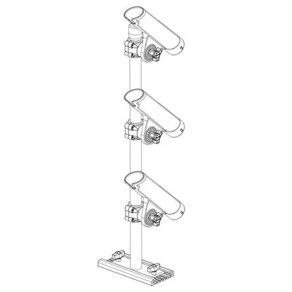 Scotty 333 Track Mounted Rod Tree - Rodmaster II Rod Holders [0333] - Suncoast Marine & Auto Supply 