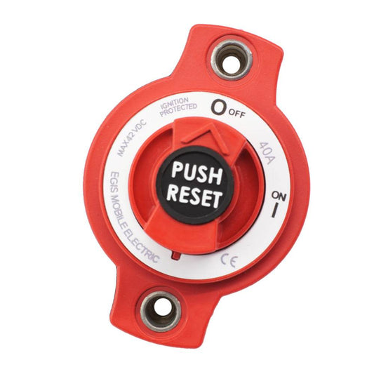 Egis 40A Panel Mount Mini Circuit Breaker [4701-40] - Suncoast Marine & Auto Supply 