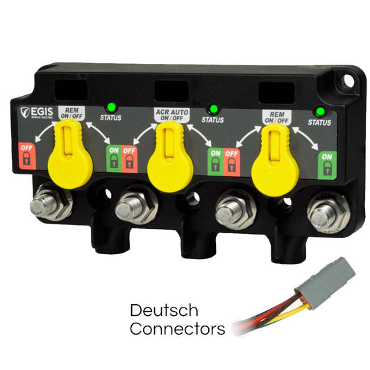 Egis XD Series Triple Flex 2 Relay-ACR-Relay w/Knobs 3X DTM Connector [8830-1535] - Suncoast Marine & Auto Supply 