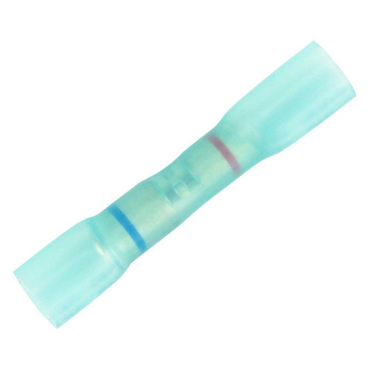Pacer Step-Down Butt Splices w/Blue Heat Shrink - 22-18 AWG to 16-14 AWG - 100 Pack [TBSDE14-18-100] - Suncoast Marine & Auto Supply 