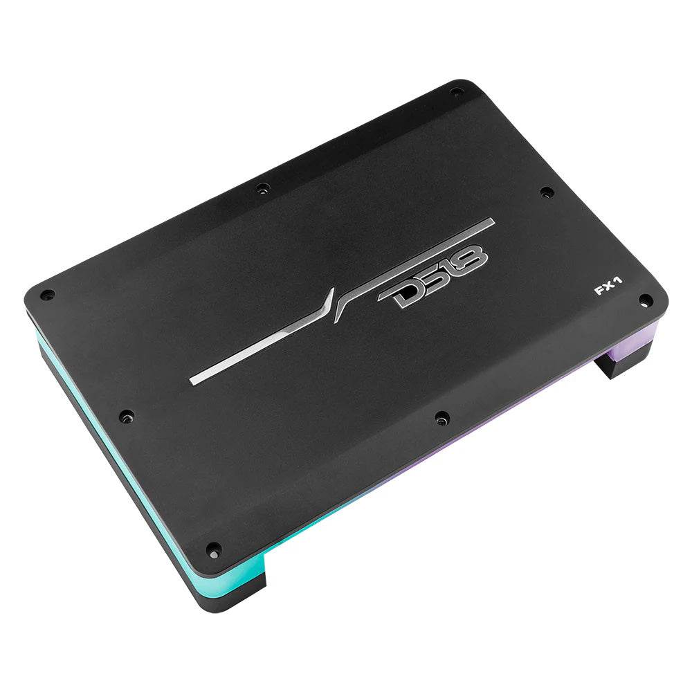 DS18 Flush/Surface Mount 1-Channel Monoblock Class D Amplifier w/Acrylic Cover - 1x900W RMS @ 1 Ohm [FX1] - Suncoast Marine & Auto Supply 