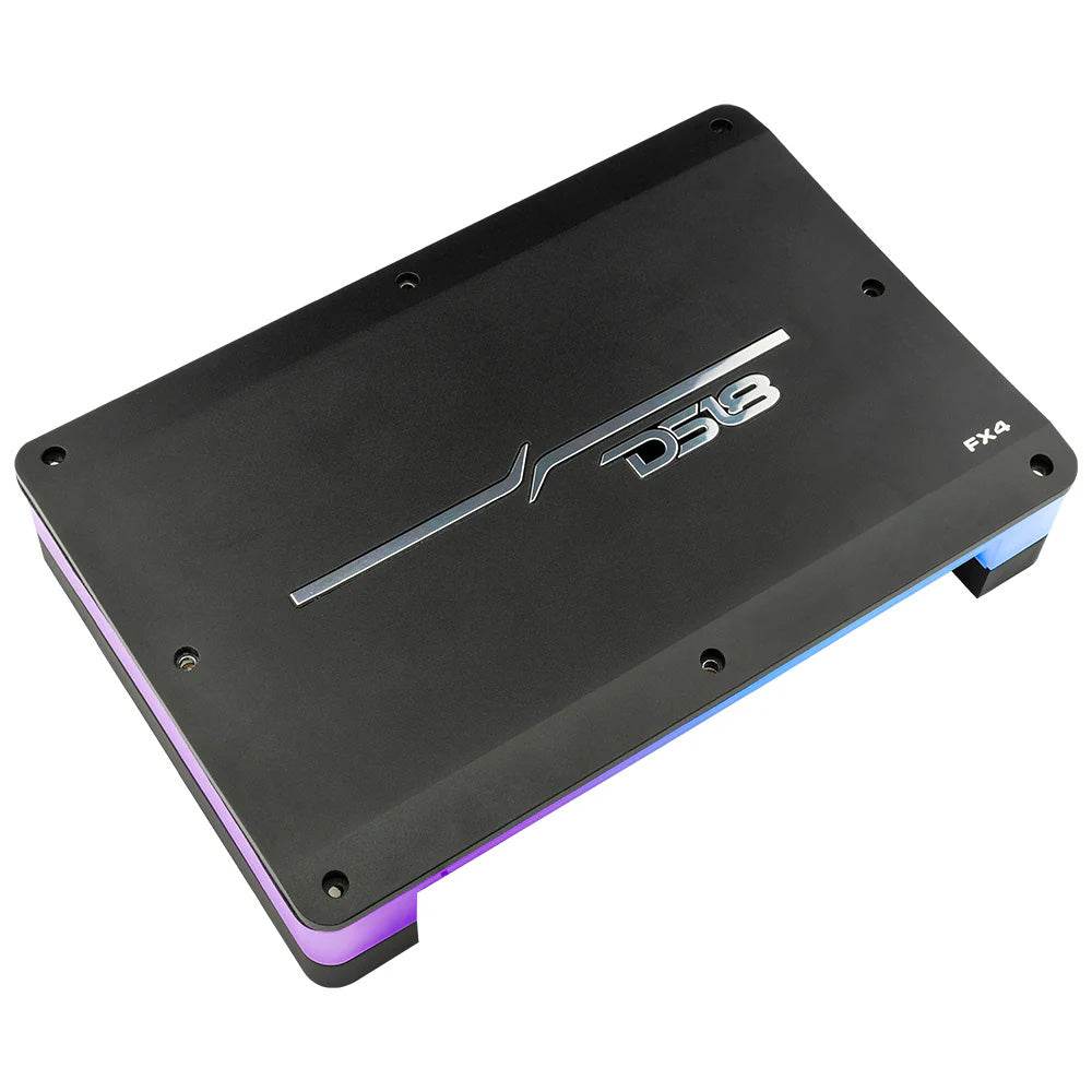 DS18 Flush/Surface Mount 4-Channel Class D Amplifier w/Acrylic Cover - 4x180W RMS @ 4 Ohm [FX4] - Suncoast Marine & Auto Supply 