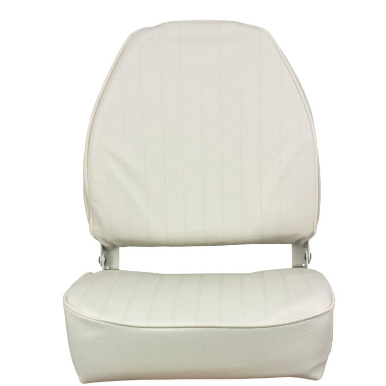 Suncoast Marine and Auto offers Springfield High Back Folding Seat - White [1040649]