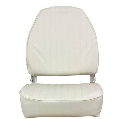 Suncoast Marine and Auto offers Springfield High Back Folding Seat - White [1040649]