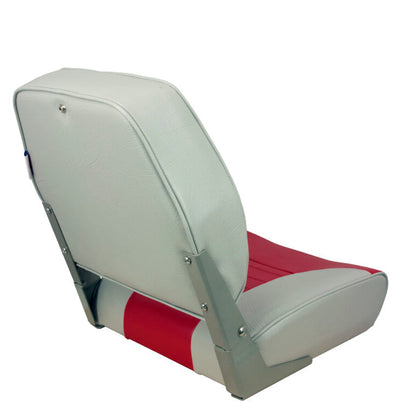 Springfield Economy High-Back Folding Seat (Gray/Red) (1040655)