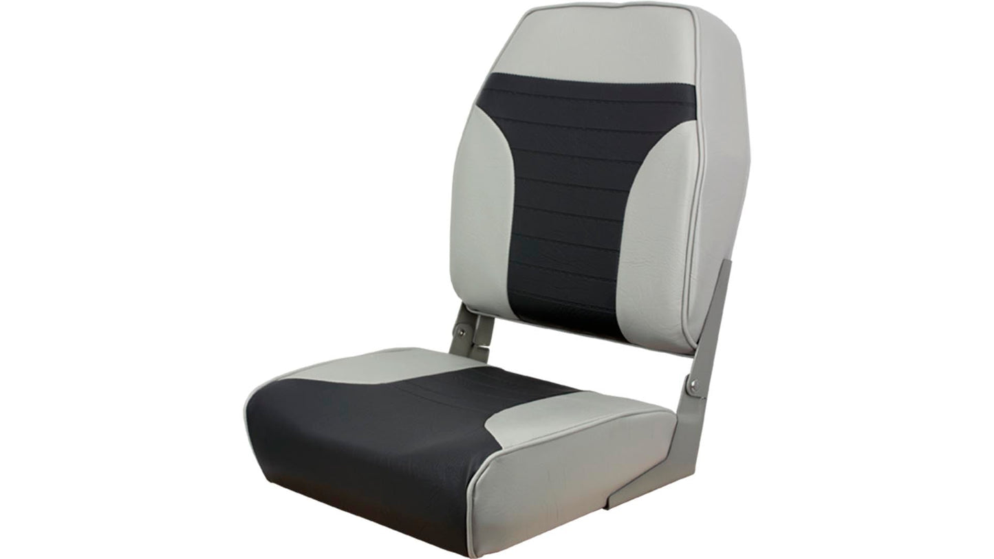 Suncoast Marine and Auto offers Springfield High Back Multi-Color Folding Seat - Grey/Charcoal [1040663]