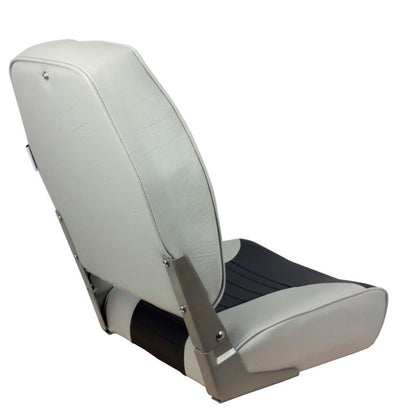 Suncoast Marine and Auto offers Springfield High Back Multi-Color Folding Seat - Grey/Charcoal [1040663]