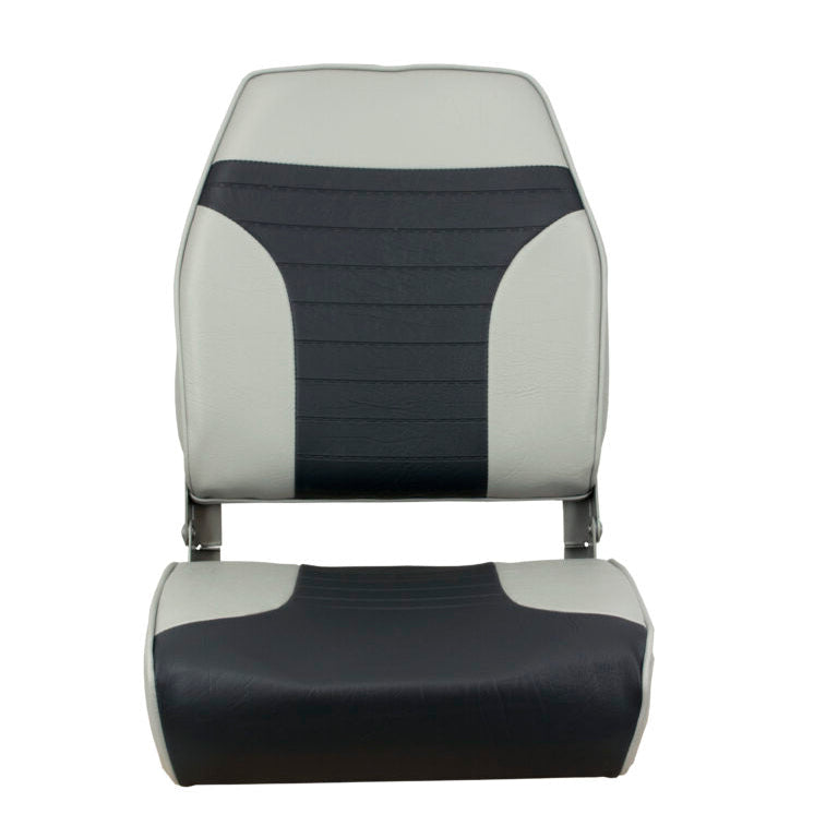 Suncoast Marine and Auto offers Springfield High Back Multi-Color Folding Seat - Grey/Charcoal [1040663]