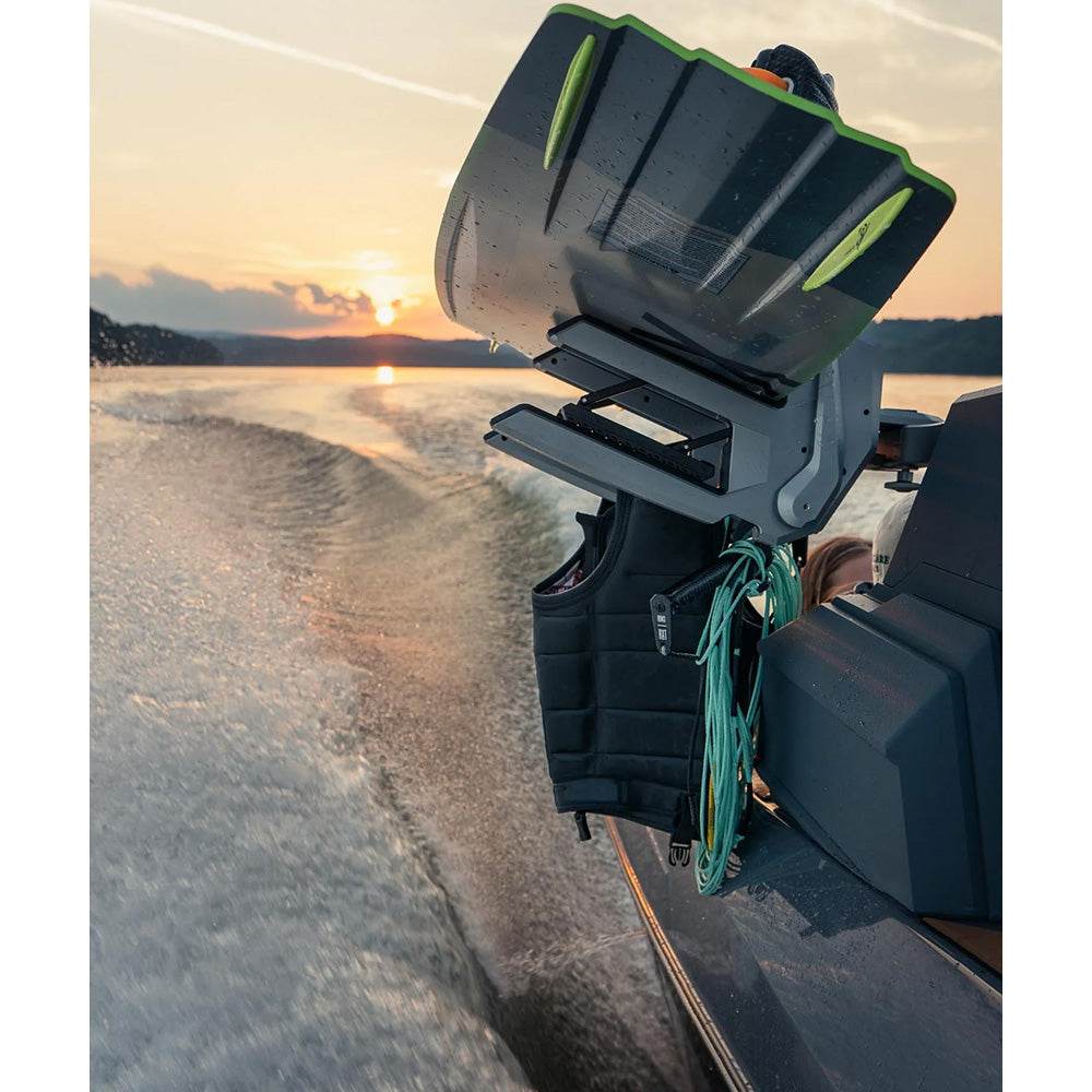 Suncoast Marine and Auto offers PTM Watersports ClampForce 3.0 Clamping Wake Board Rack - Pair - Grey [P13491-9010TEBGR]